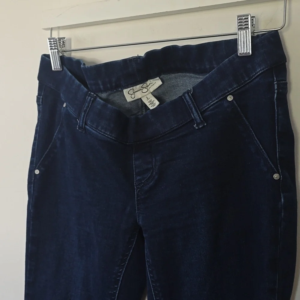 Jessica Simpson Maternity Dark Blue Denim Small